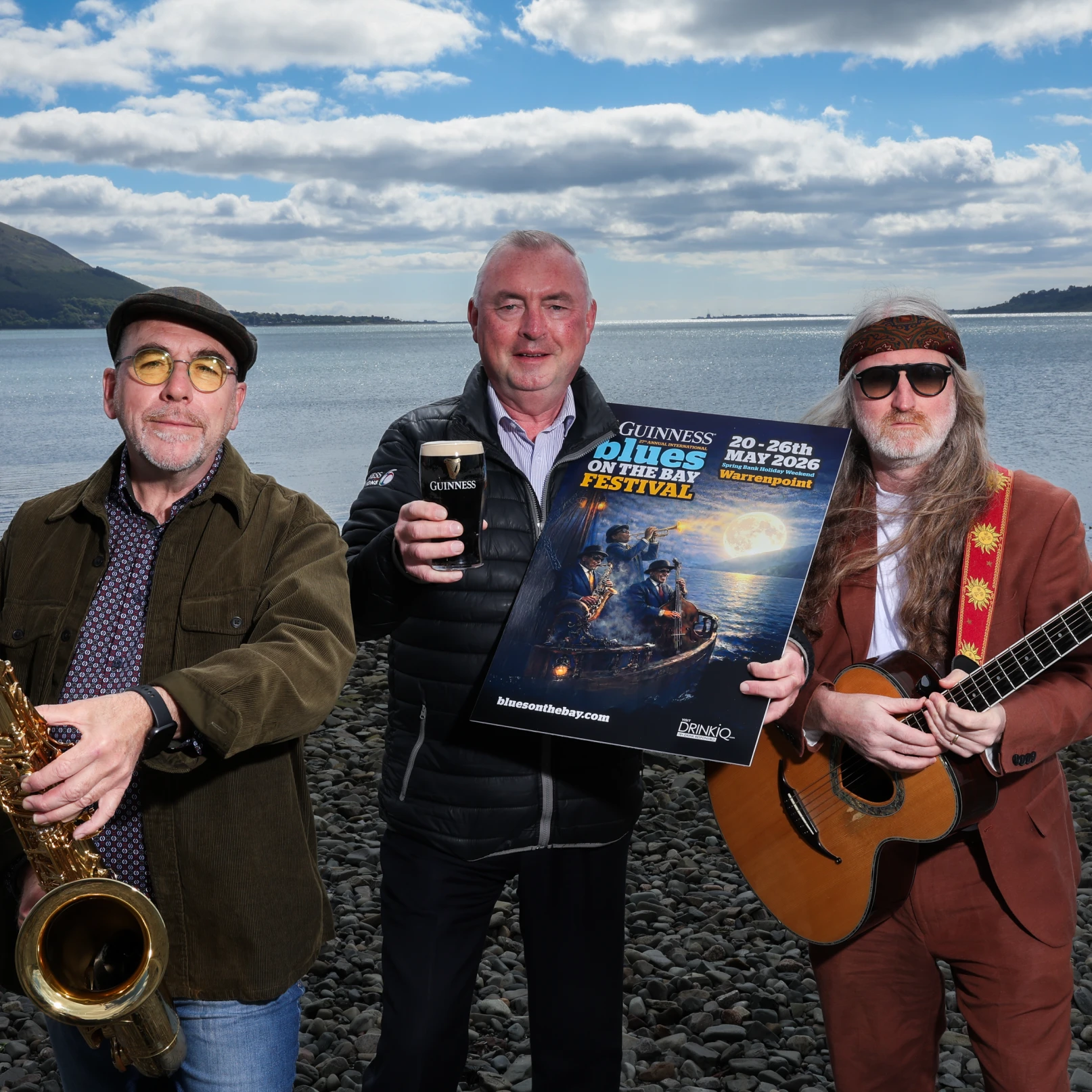 27th ANNIVERSARY CELEBRATIONS FOR THE INTERNATIONAL GUINNESS BLUES ON THE BAY FESTIVAL 2026 IN WARRENPOINT!