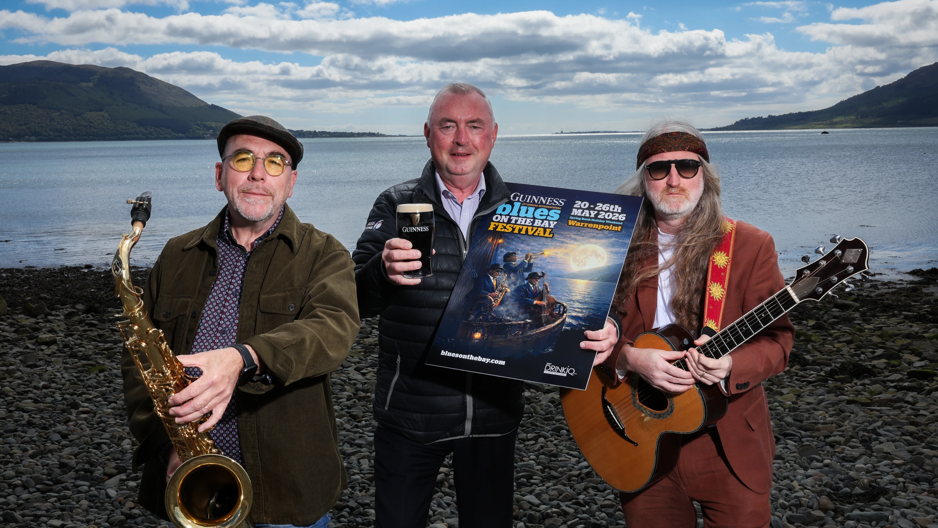 27th ANNIVERSARY CELEBRATIONS FOR THE INTERNATIONAL GUINNESS BLUES ON THE BAY FESTIVAL 2026 IN WARRENPOINT!