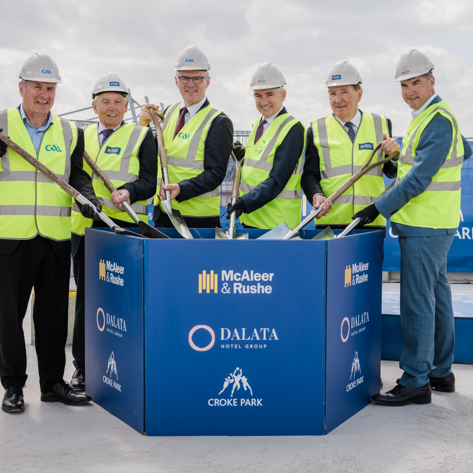 GAA and McAleer & Rushe Celebrate Topping Out of New Hotel at Croke Park