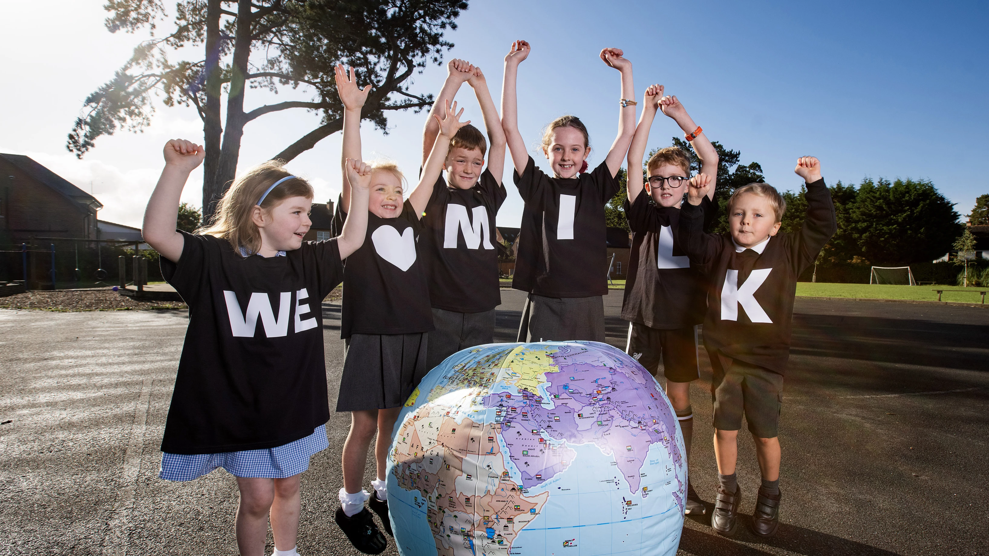 NI Pupils Show World of Love for Breaktime Milk